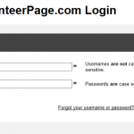 MyVolunteerPagelogin