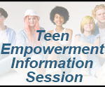 teen empowerment homepage tile